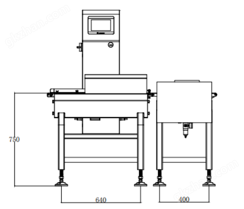 在线检重秤 冲压金属垫片1.1kg在线检重机重量检测秤
